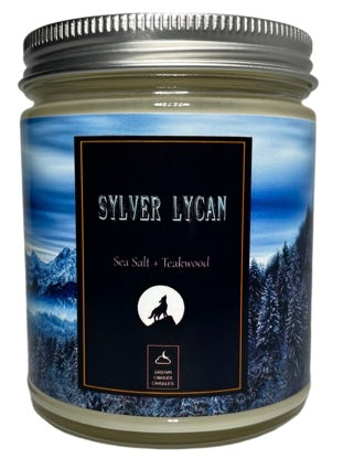 Silver Lycan - Sea Salt + Teakwood Candle
